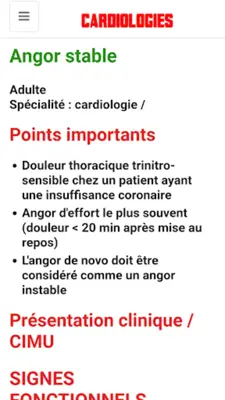 Cardiology android App screenshot 0